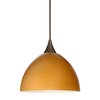 Besa Lighting Brella Cord Pendant, Oak, Bronze Finish, 1x5W LED 1XT-4679OK-LED-BR